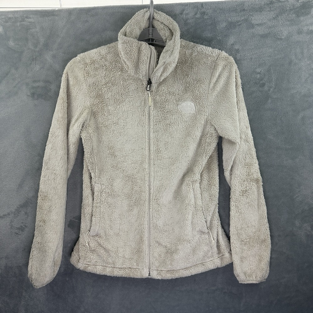 The North Face Women OSITO Fleece Jacket Cream Off White Size XS